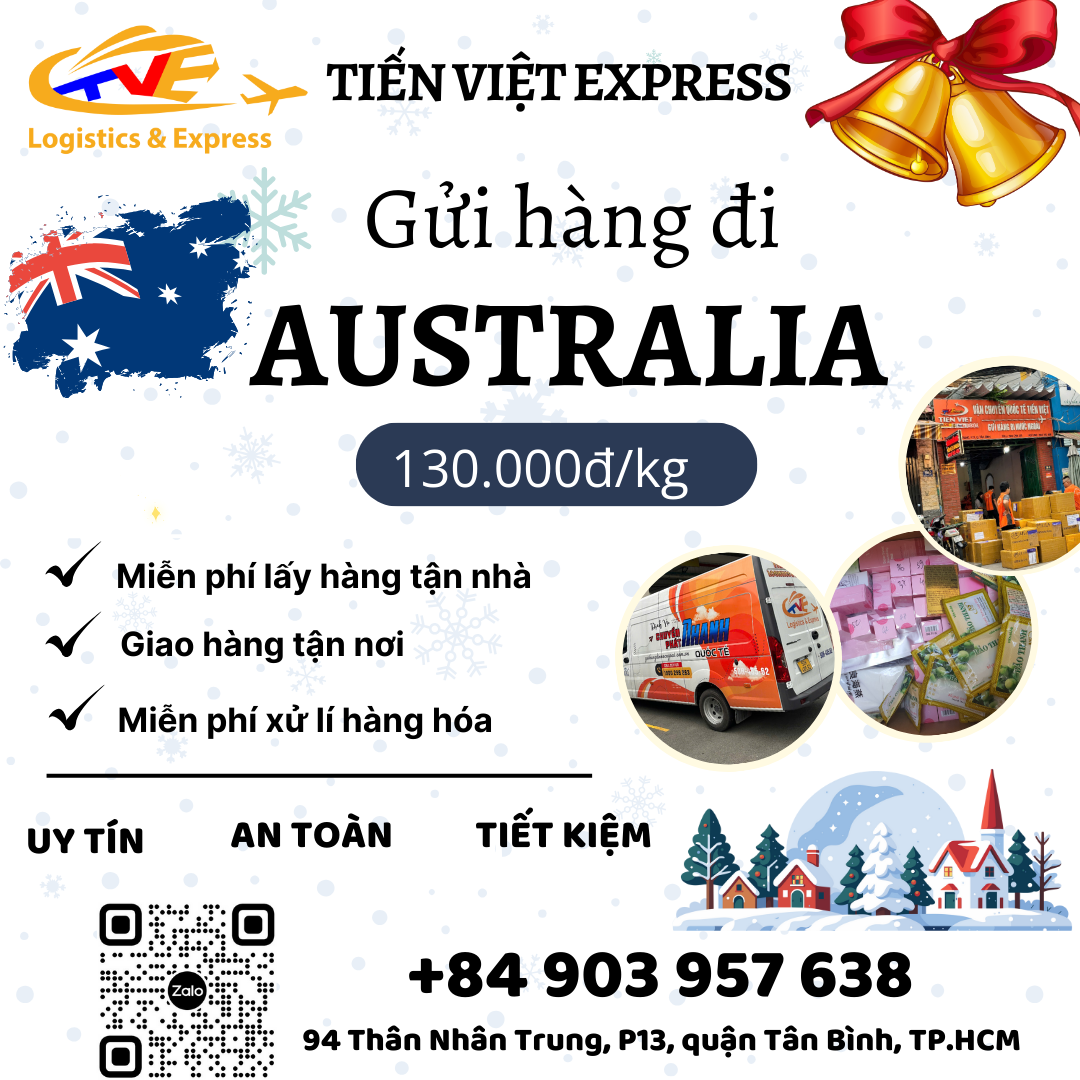 Gửi hàng đi Úc - Tiến Việt Express